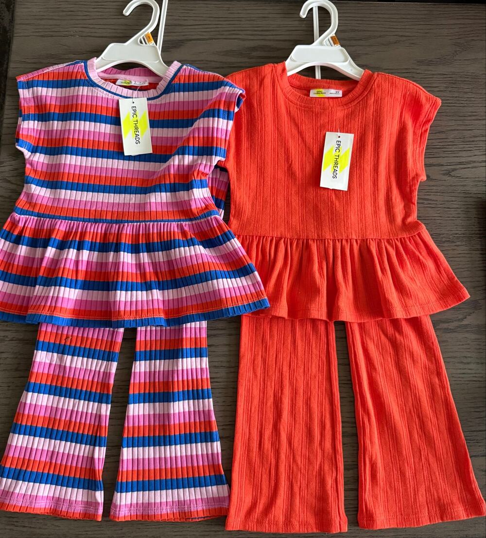 New Epic Threads 2 piece outfits-3T